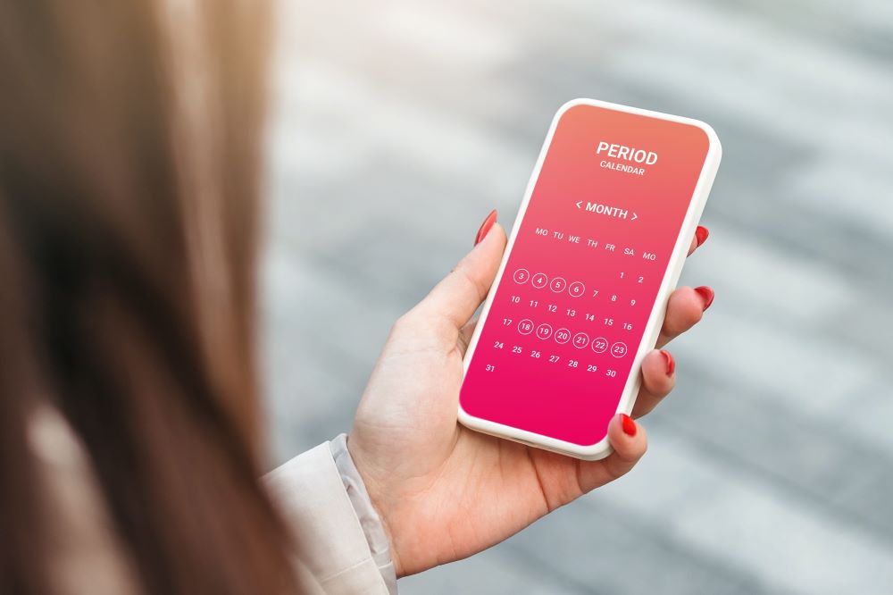 Women check for irregular periods due to anovulation.